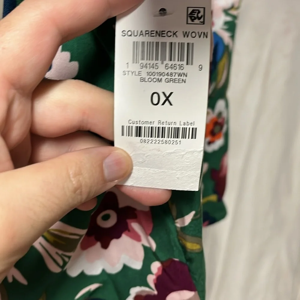 Style & Co for Macy’s Plus-Size Crochet-Trimmed Top in Bloom Green. NWT Perfect - Picture 16 of 16